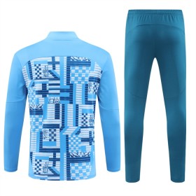 Olympique de Marseille Sweat de Treino 2024-25 Quarter-Zip Azul